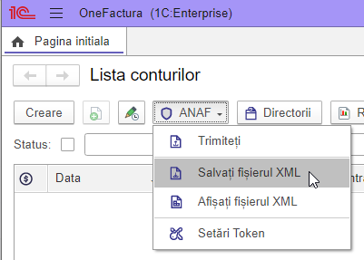 OneFactura manual
