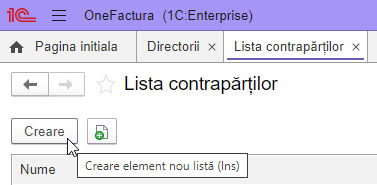 OneFactura manual